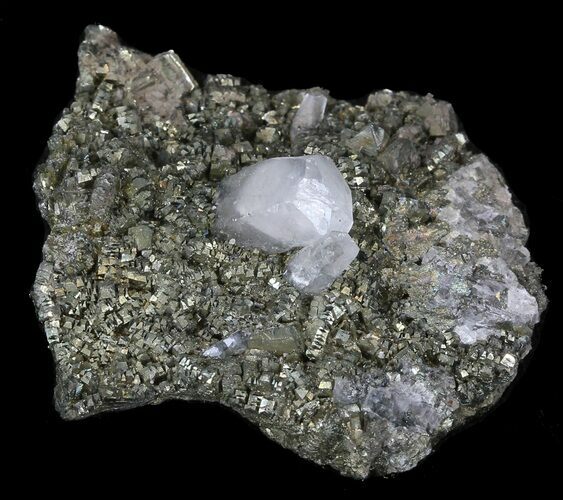 Chalcopyrite & Calcite Specimen - Missouri #35102